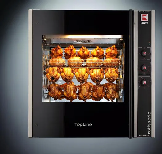 เตาย่างไก่ เครื่องย่างไก่ไฟฟ้าแบบหมุนอัตโนมัติ TopLine Rotisseries in Electric version รุ่น Top line